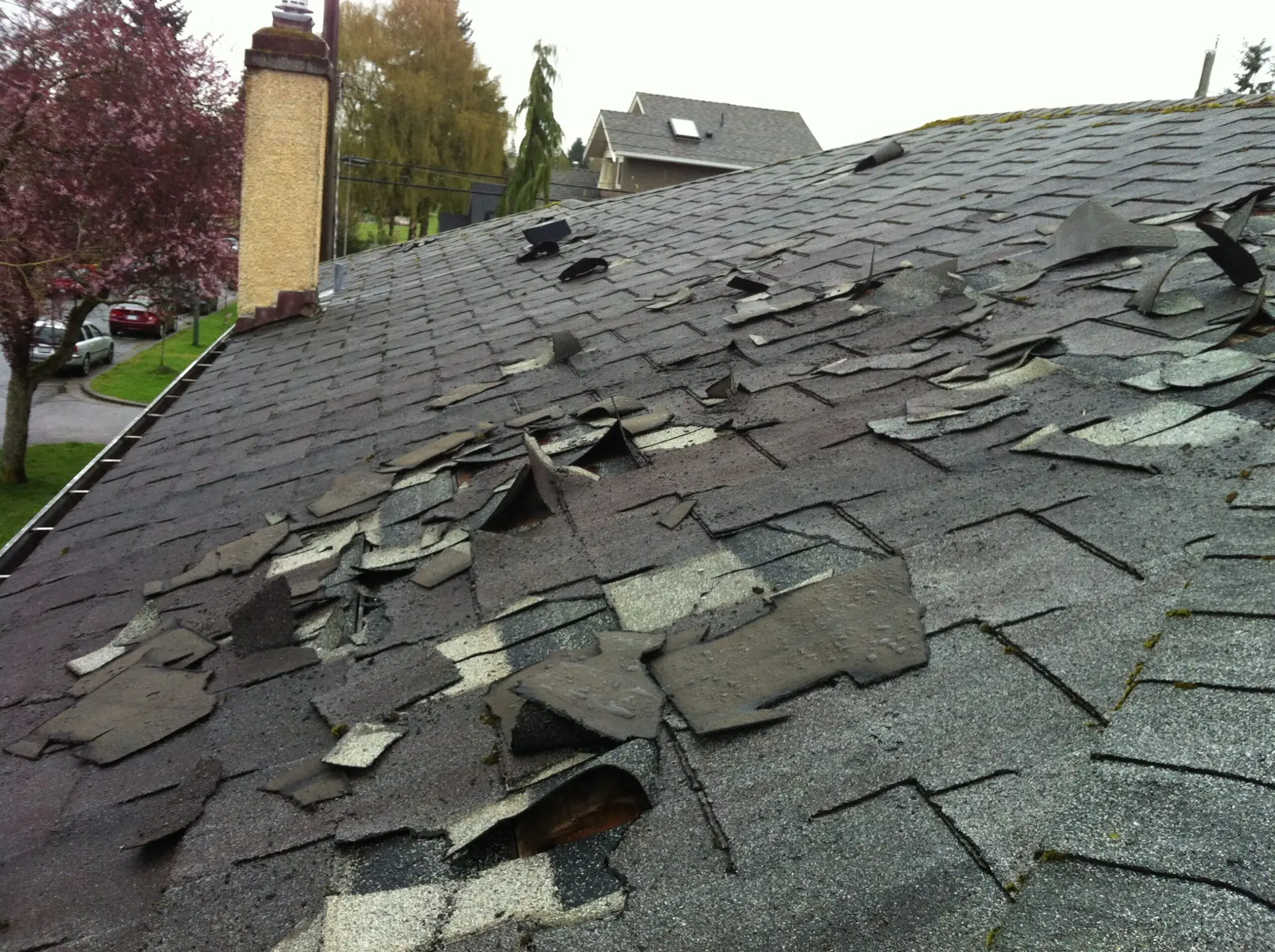 storm damage roof repair Erie PA