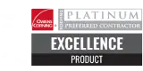 2024 Owens Corning Platinum Preferred Contractor Excellence Award for roofing contractors in Erie, PA.